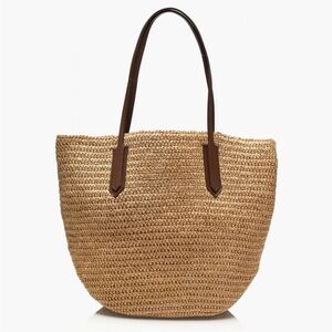 J. Crew Tan and Brown Tote Bag